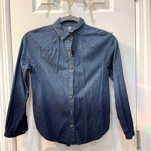 GIRLS OMBRÉ DENIM TOP